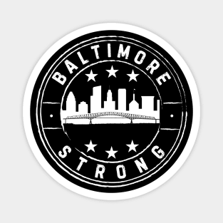 Bridge Baltimore Strong 2024 Vintage Magnet